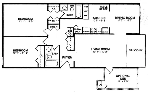 Floor plan B15
