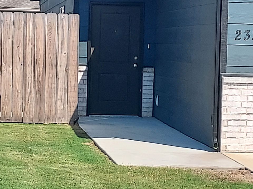 Front Door of 2332 E. Cheyenne Ct., Kechi, Kansas.