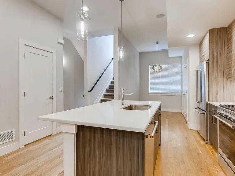 Kitchen and dining nook.