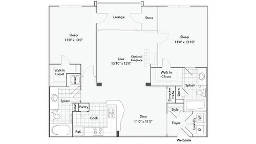 Floor plan Chelsea