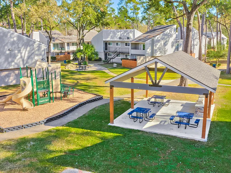 Playground bbq view