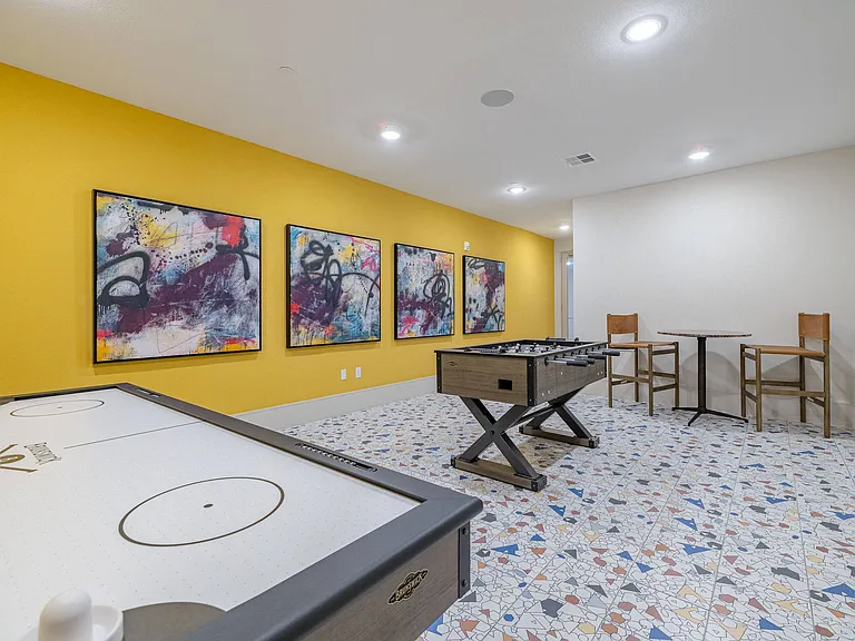 Social Lounge with Arcade, TVs, and Relaxing Spaces