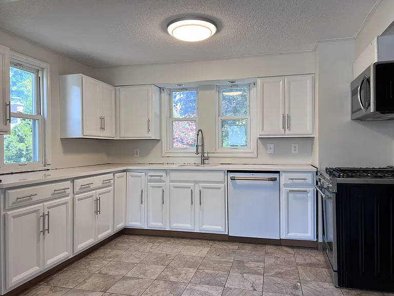 Renovated kitchen with new appliances