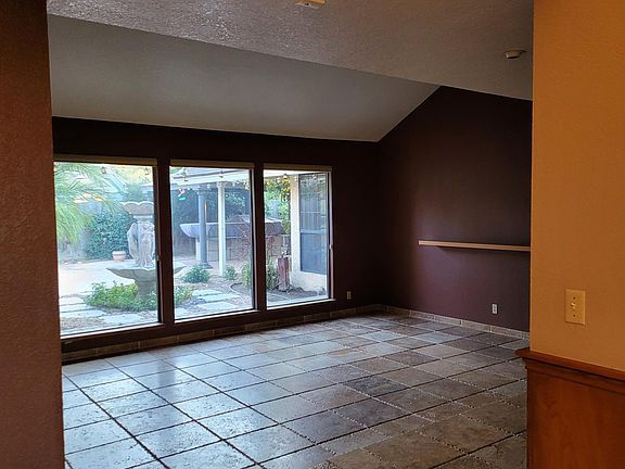 Living room across from the front entryway