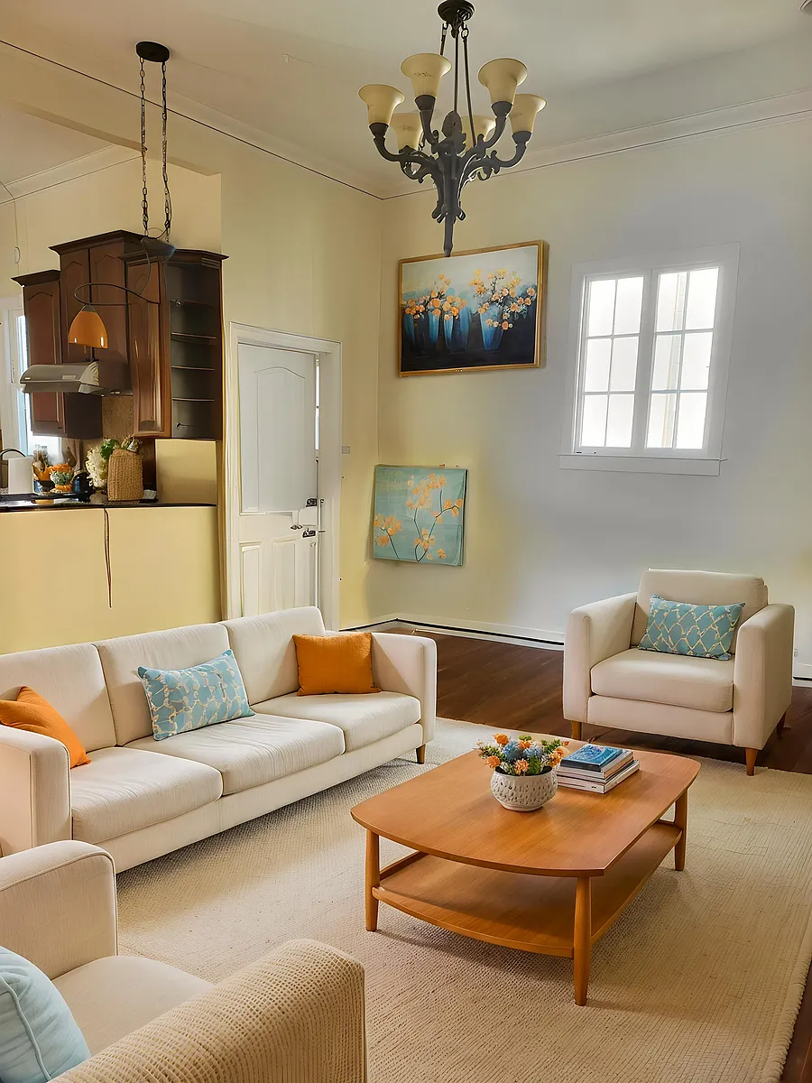 Virtual furniture in photo - 2426 Fulton St #1