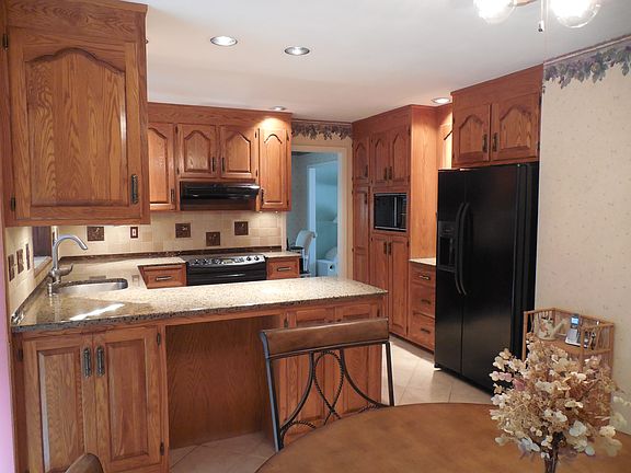 Kitchen with custom cabinets