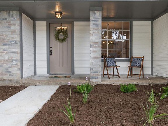 New landscape and french drain added to the front yard.