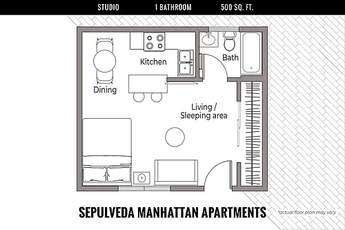 Floor plan Studio