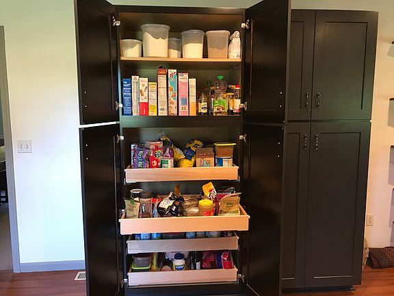 Pull out shelves