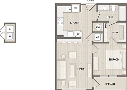 A1: 1bed 1bath A1: 1bed 1bath