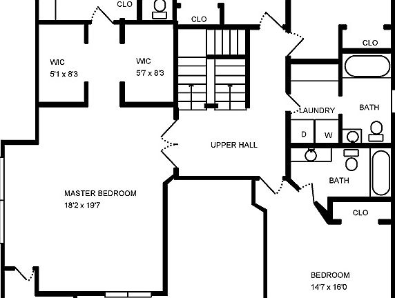 Upper Level Floor Plan