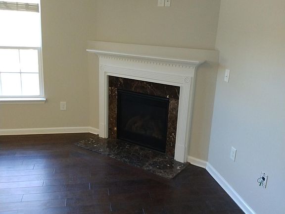 living room with fireplace
