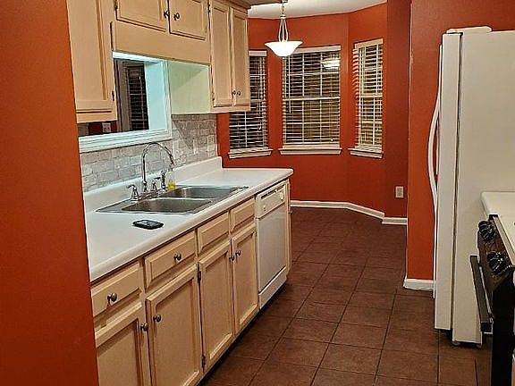 Tiled floor