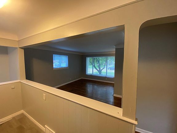 Living room through kitchen opening