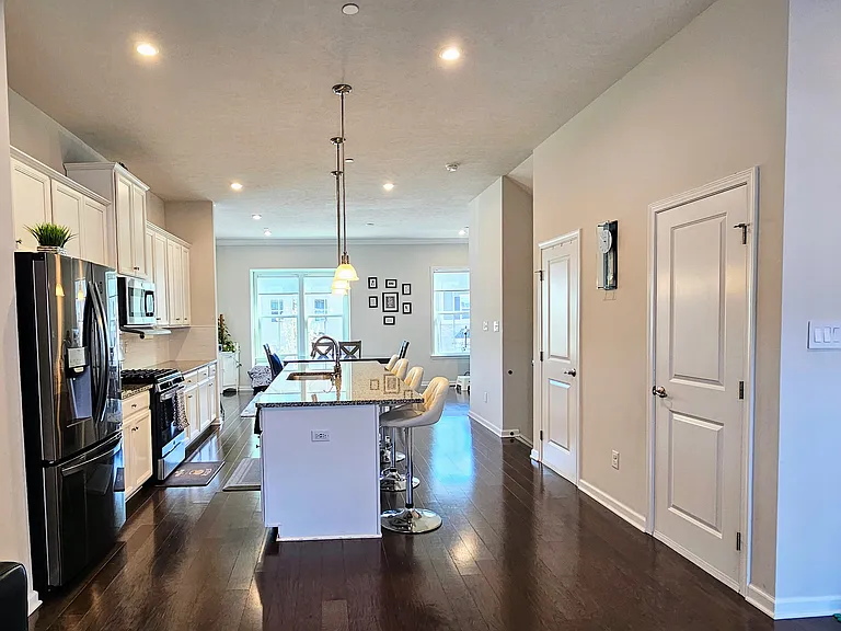 Living Room to Kitchen Open layout