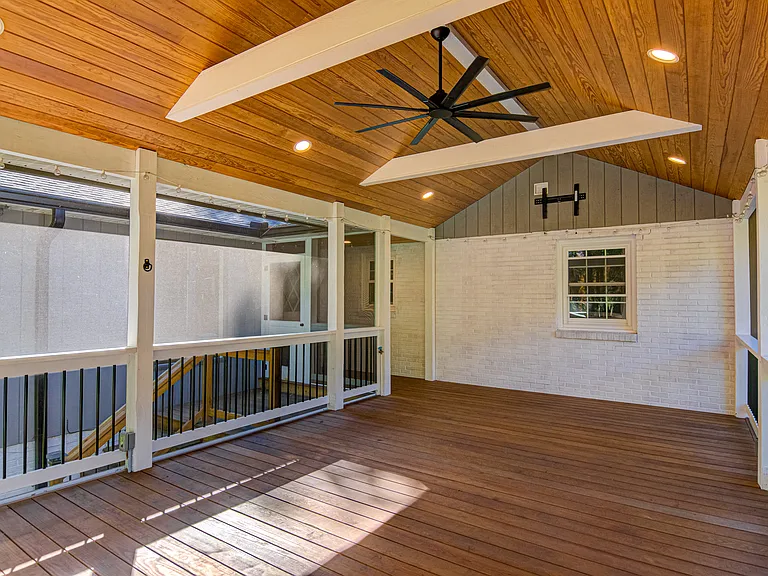Screened porch