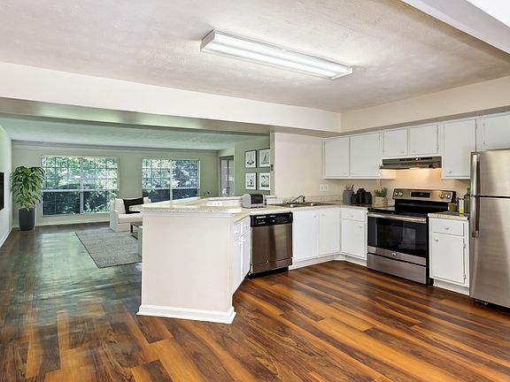 Open concept kitchens are great for hosting friends and family