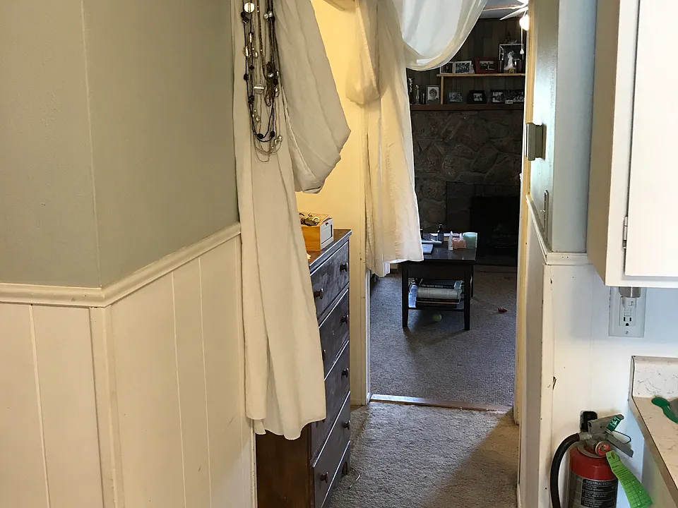 hallway (before new flooring)