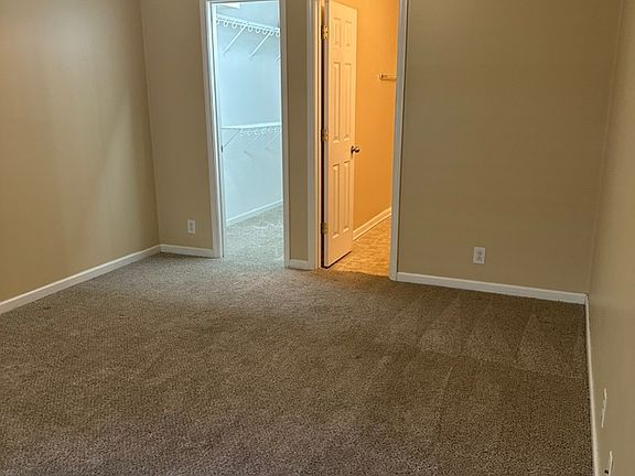 Master bedroom has a huge walk-in closet and ensuite bathroom