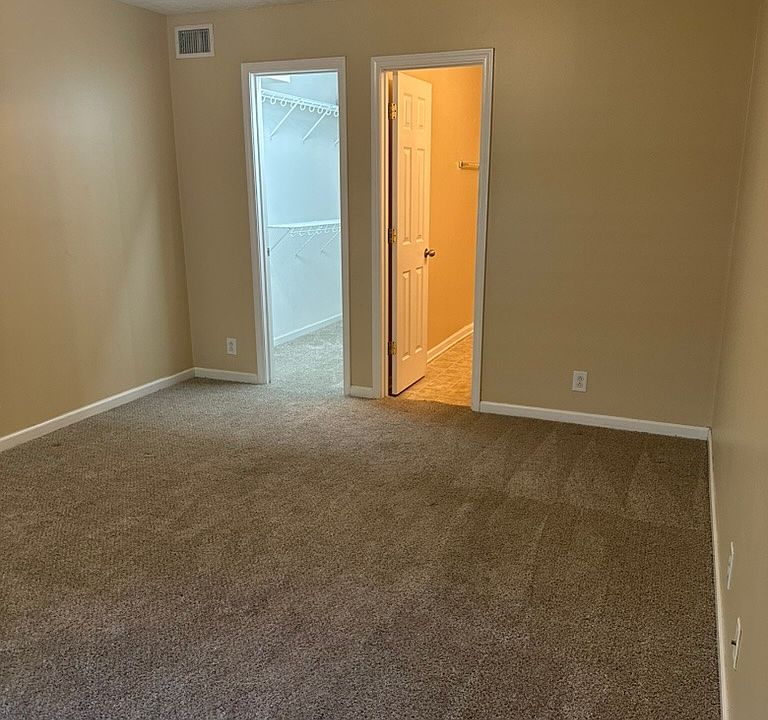 Master bedroom has a huge walk-in closet and ensuite bathroom