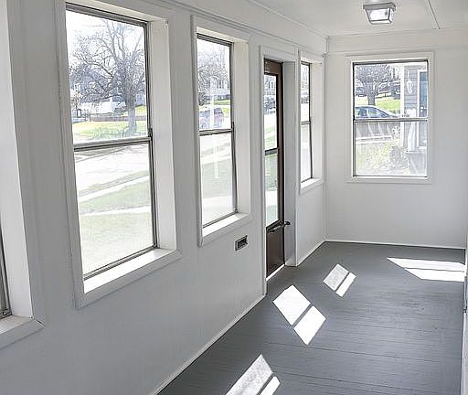 Enclosed front porch