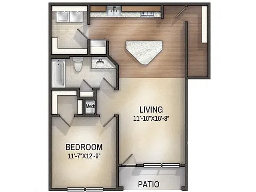Floor plan Paisley I