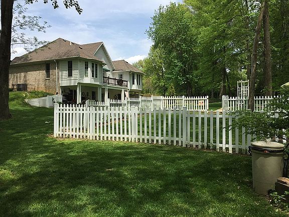 Fenced area for pets