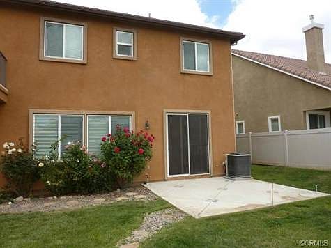 Patio slab at backyard