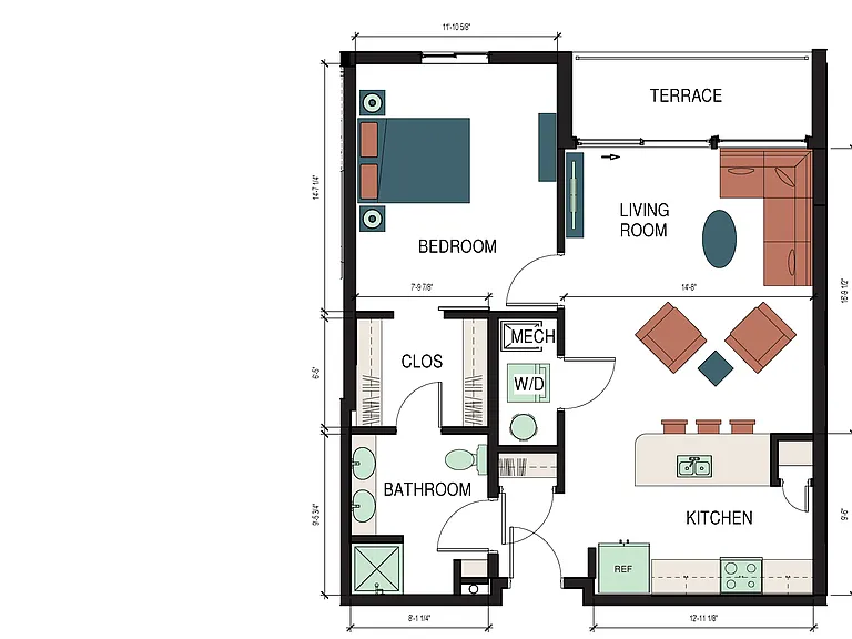 SIX_2D Floor Plans - Dimensions - Limited SIX_2D Floor Plans - Dimensions - Limited