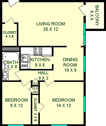 Floor plan Stowe