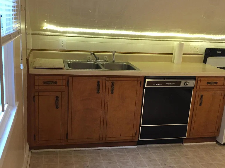 Kitchen sink and window