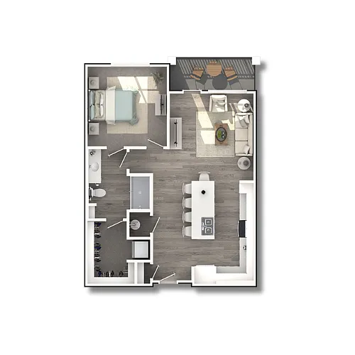 Floor plan 1E