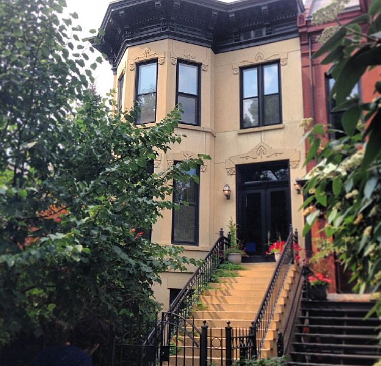 Exterior Front View, Spring
