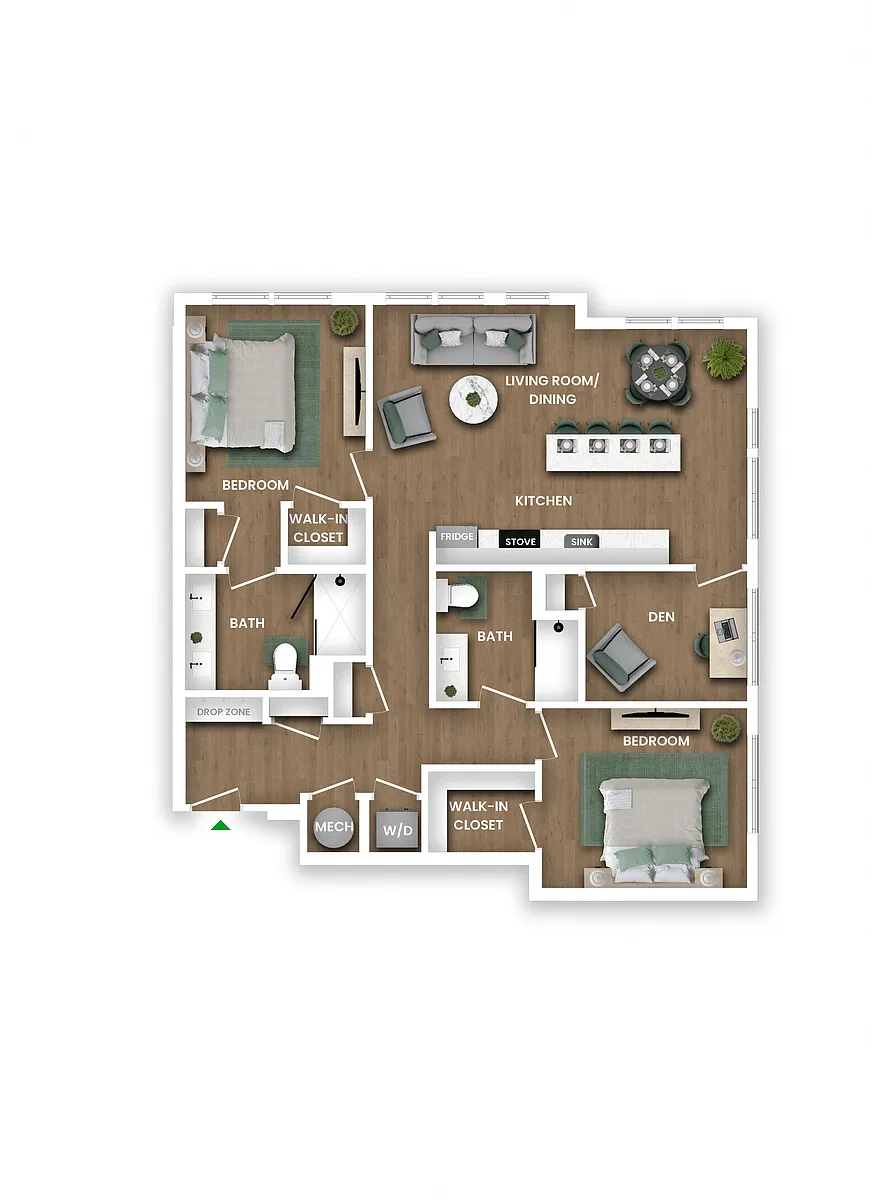 Floor plan C1B