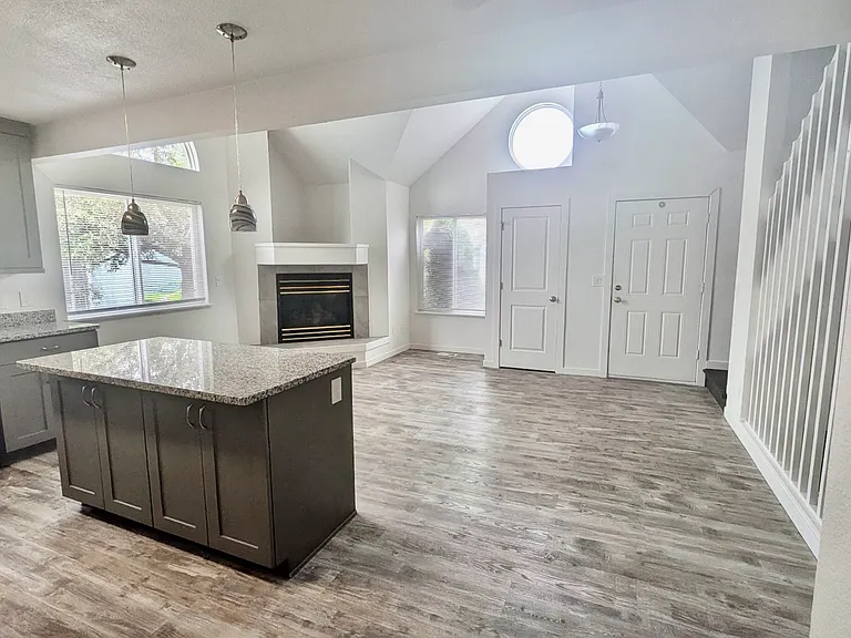 Your view from your kitchen...
keep it cool with A/C or warm it up 
__fireside__