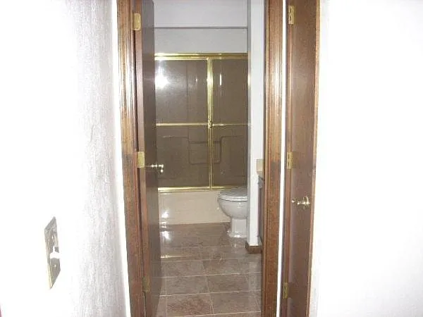 Same third floor bathroom from hallway entrance