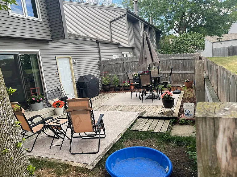 Fenced in Backyard