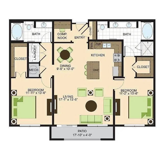 Floor plan B2