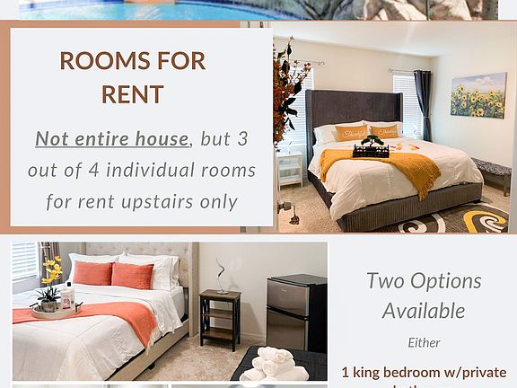 Beautiful rooms fully furnished for your comfort (refrigerator, blackout curtains, 50 smart TV, high-end mattresses, internet