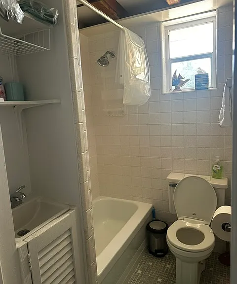 Bathroom with tub/shower combo