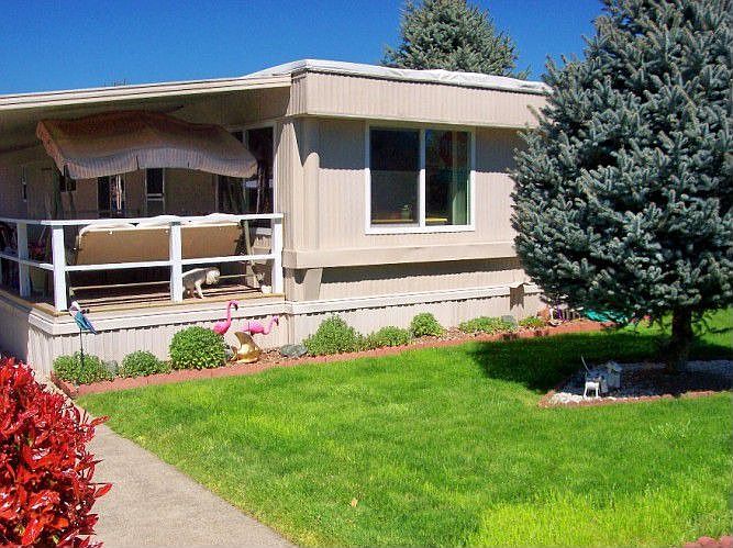 Front of Mobile Home