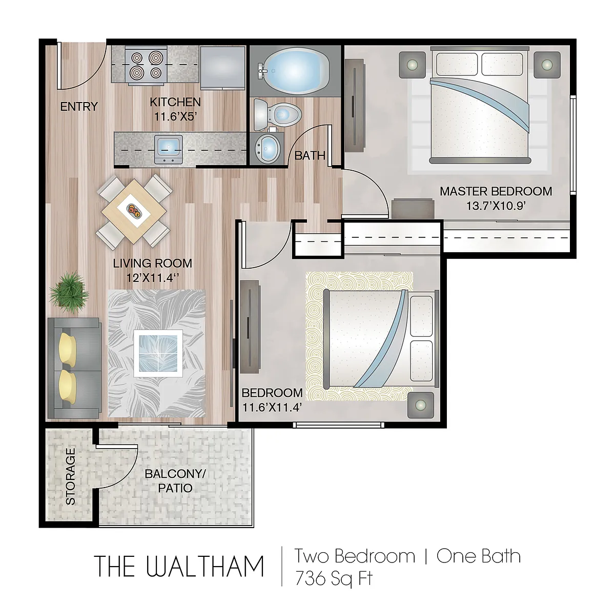 Floor plan The Waltham Premium