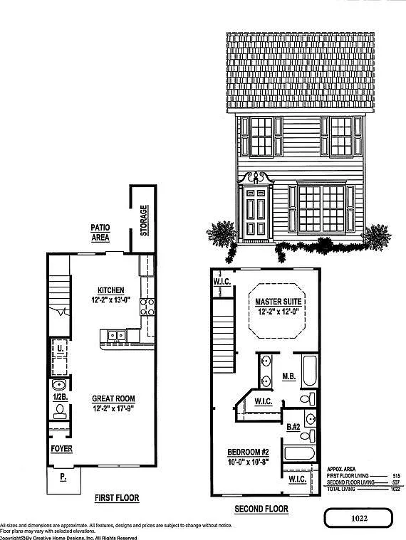 2 bed, 2.5 bath, 1062 sqft, $1,545 — Photo 2