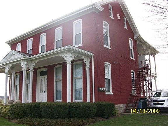 Front of apartment house
