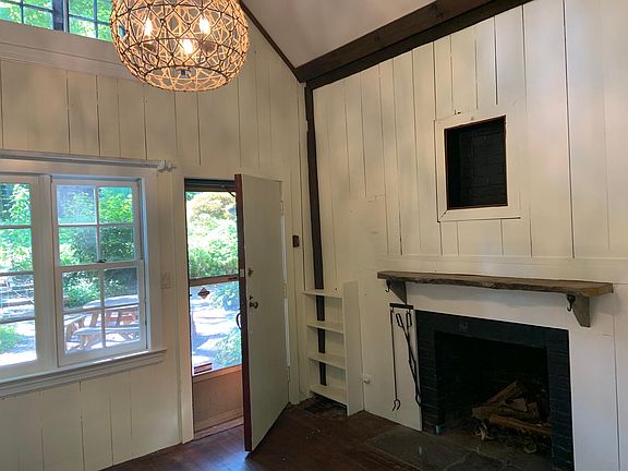 Master bedroom fireplace