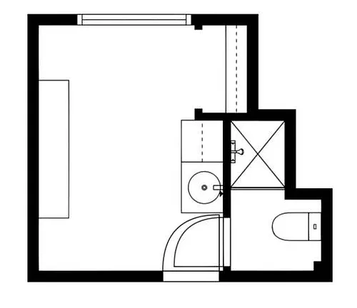Floor plan Micro studio