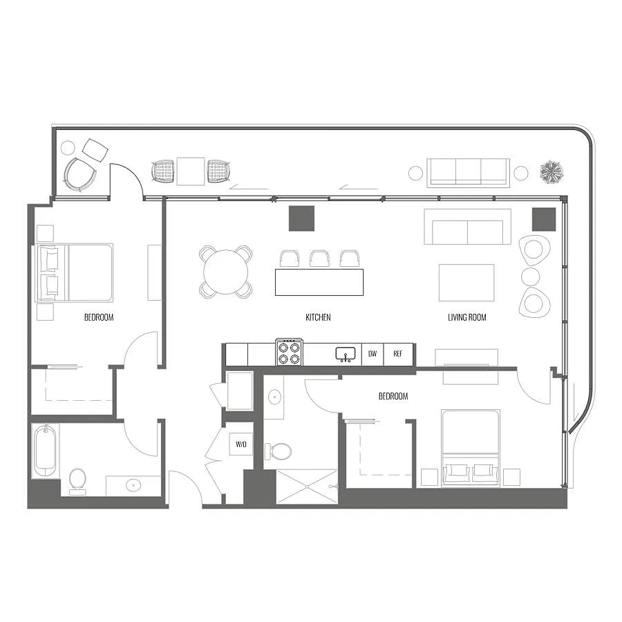 Floor plan Model B3