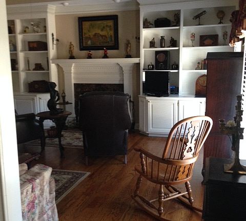 Living area from foyer