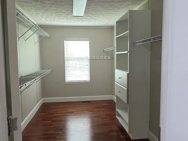 Master walk in closet