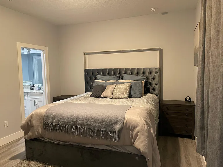 Master bedroom (staged)